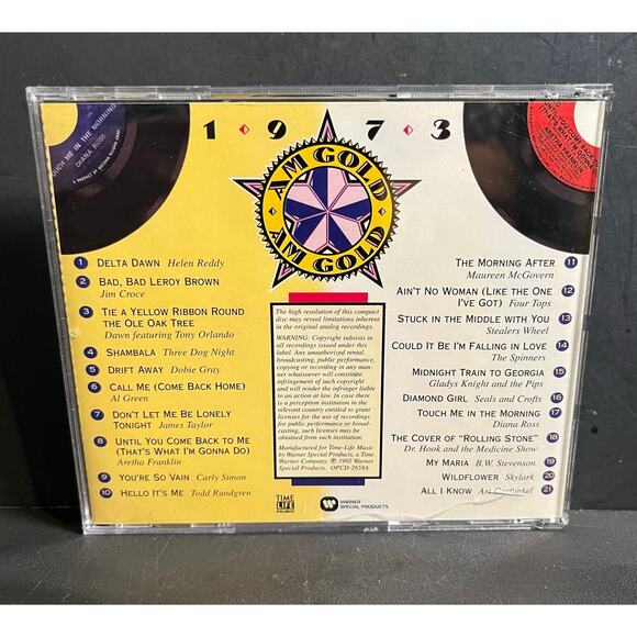 AM Gold 1973 Time Life CD - 21 Classic Hits - Various Artist Oldies Compilation - Picture 2 of 7